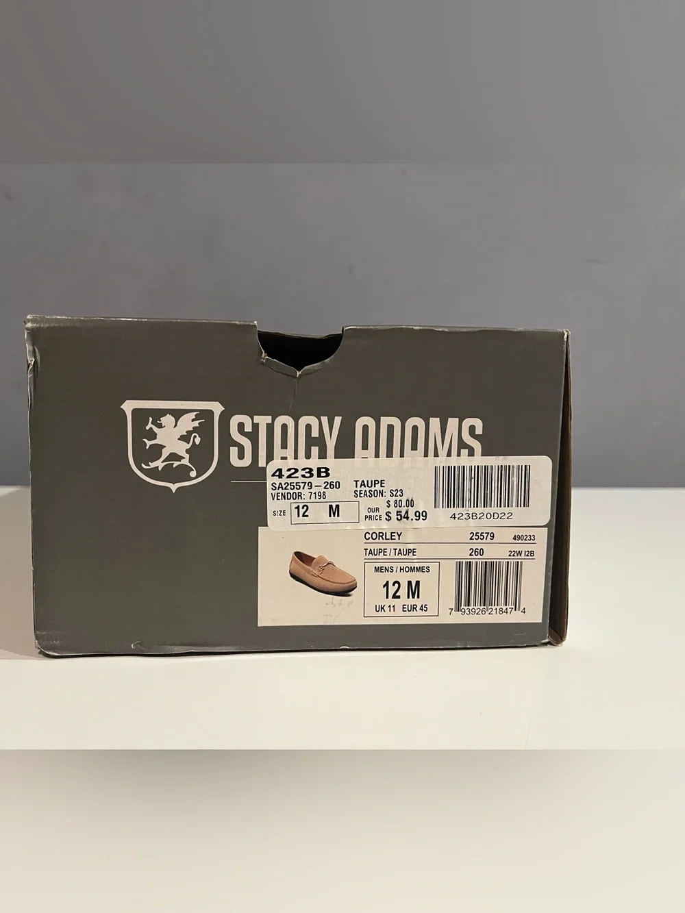 Stacy Adams box dust